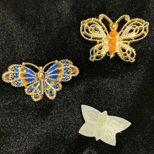 Butterfly pins 3 to choose from